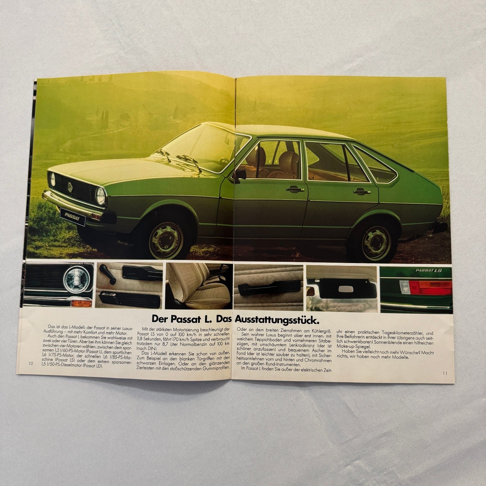 1977 Volkswagen Passat Car Sales Brochure Catalog Advertising GERMAN