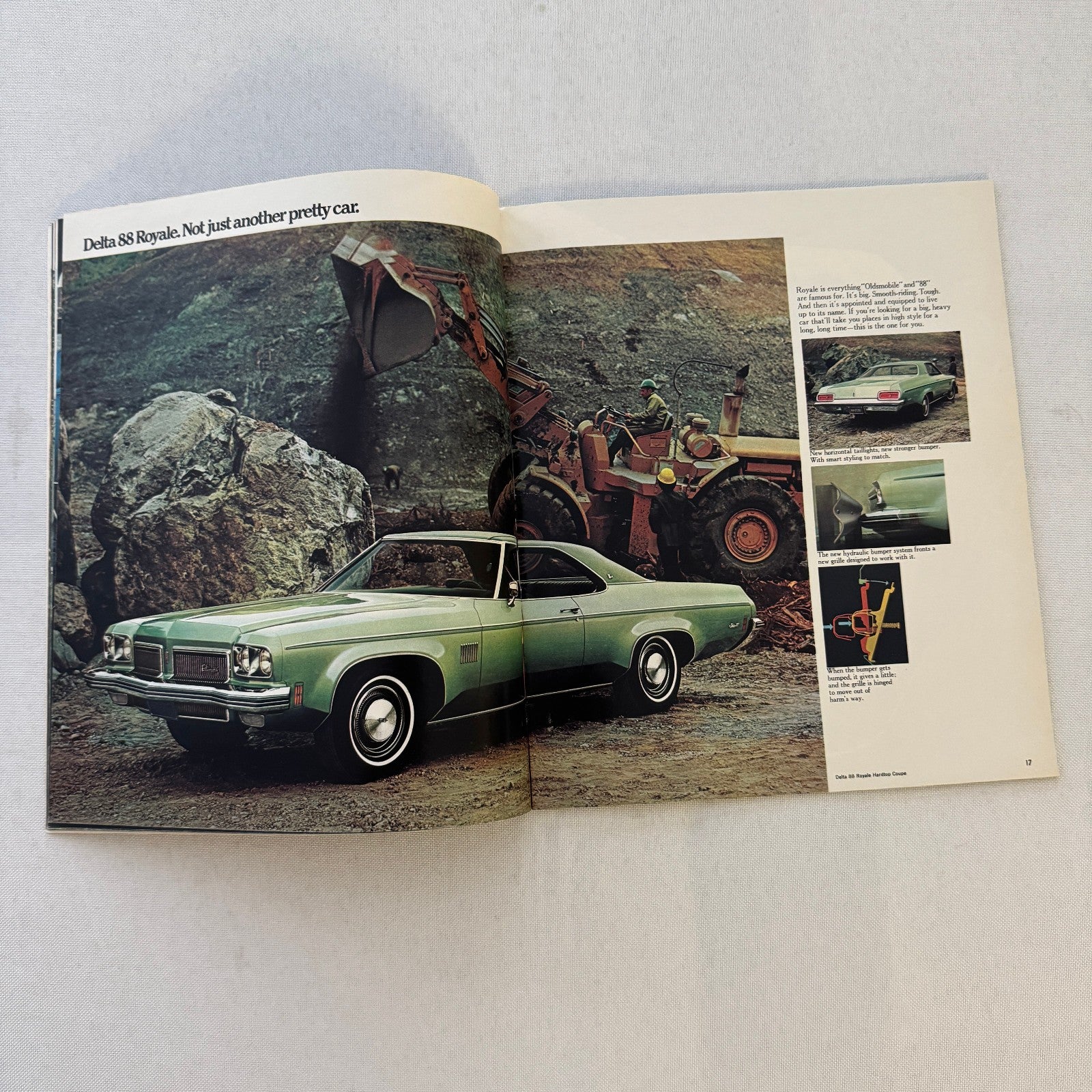1973 Oldsmobile Sales Brochure Cutlass Supreme Omega Toronado Delta 88 Vintage