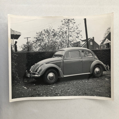 Vintage Volkswagen VW Beetle Bug Car Photo Photograph