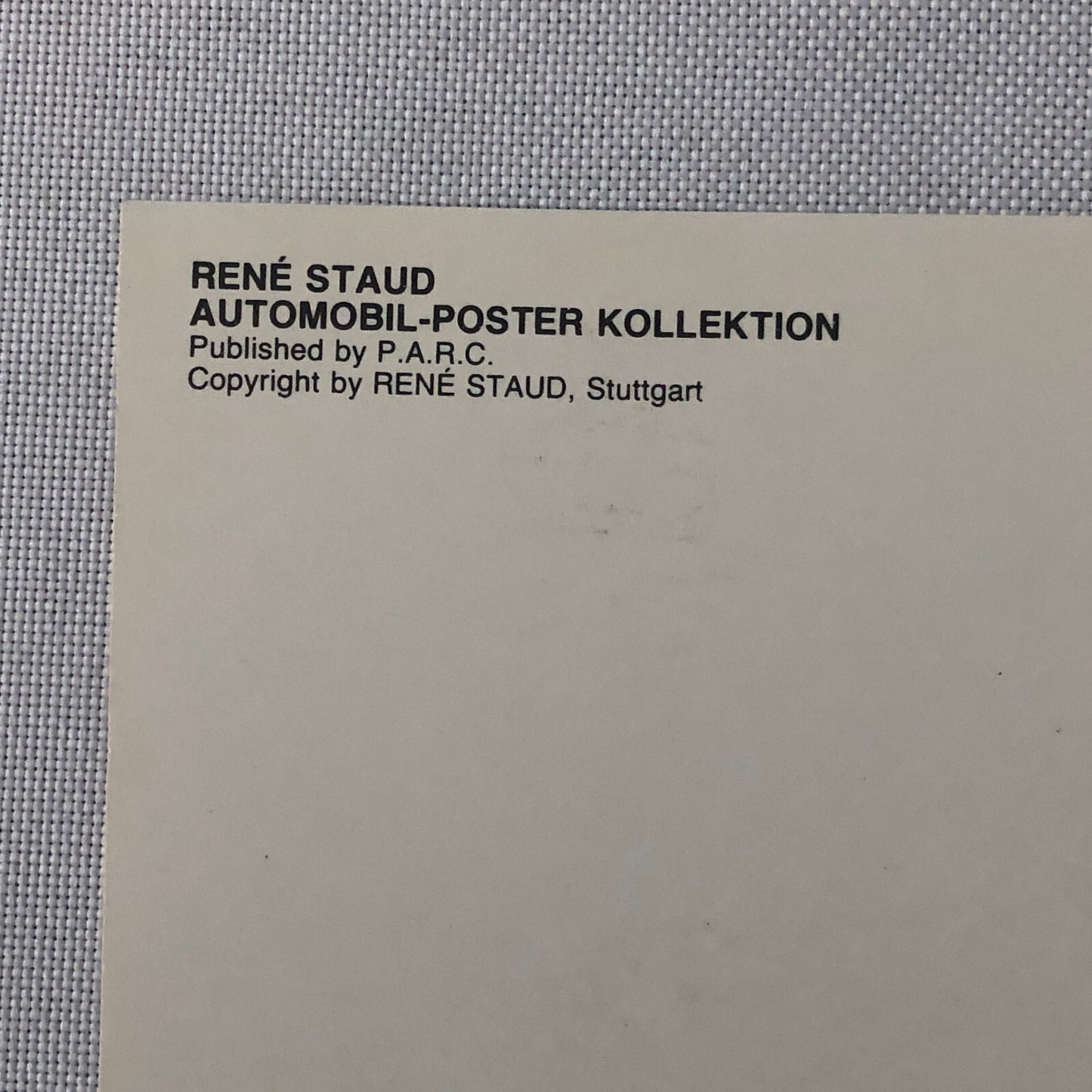 Ferrari 275 GTB Rene Staud Postcard Post Card Ferrari 275GTB