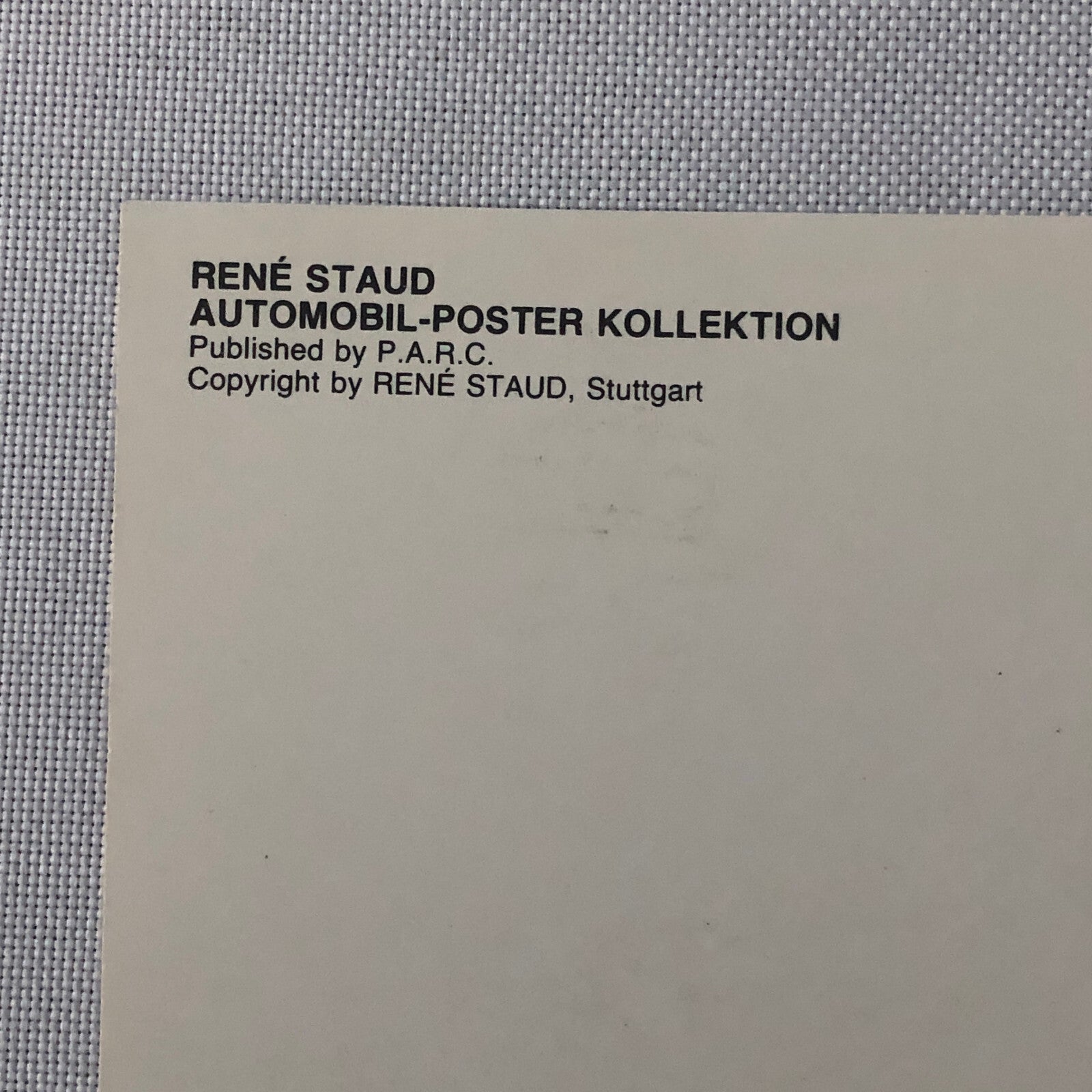 Ferrari 275 GTB Rene Staud Postcard Post Card Ferrari 275GTB