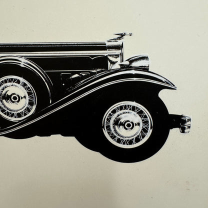 1932 Packard Model 905 Phaeton V12 Car Illustration Art Drawing Hand Drawn