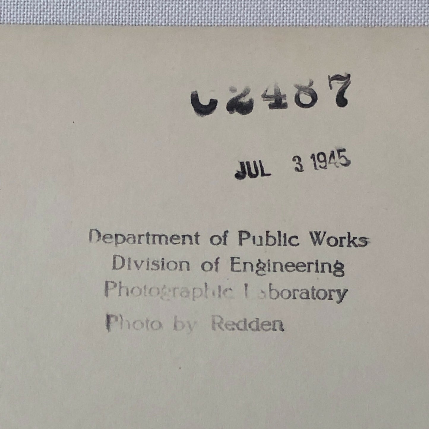 Vintage GMC Fire Truck Aparatus Photo Photograph Print 1945 Public Works 