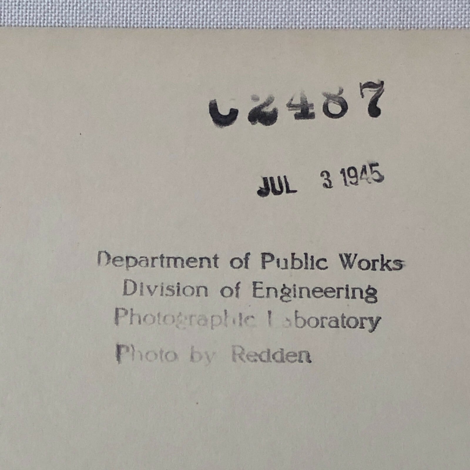 Vintage GMC Fire Truck Aparatus Photo Photograph Print 1945 Public Works 