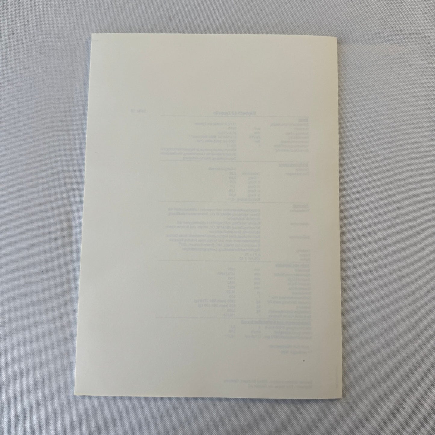 2009 Maybach 62 Zeppelin Car Press Kit Photo Brochure GERMAN