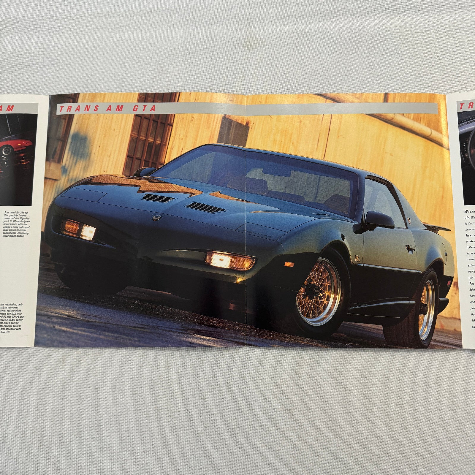 1991 Pontiac Firebird Car Sales Brochure Catalog Trans Am GTA TransAm Canadian