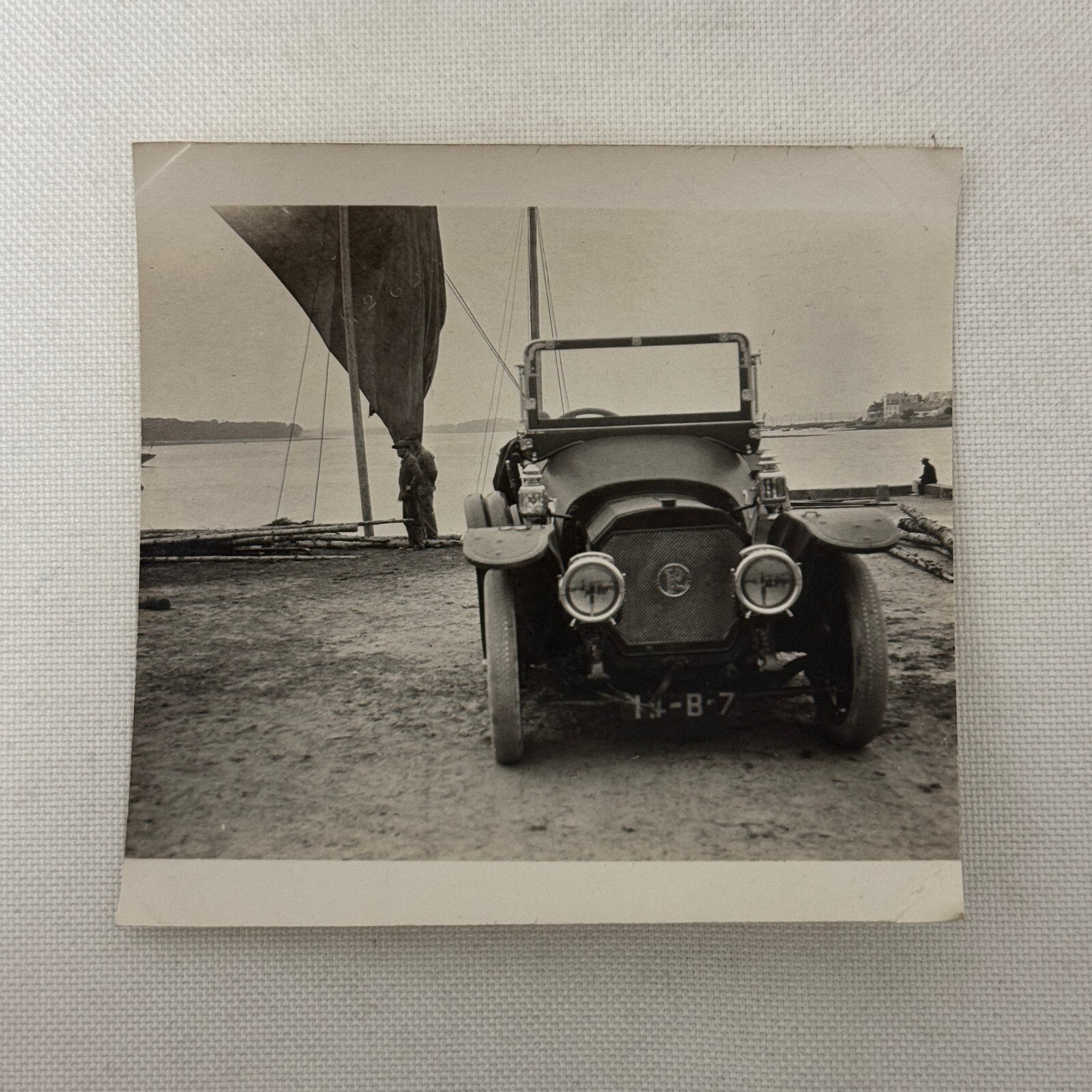 Vintage Photograph Photo Early Antique Car Automobile