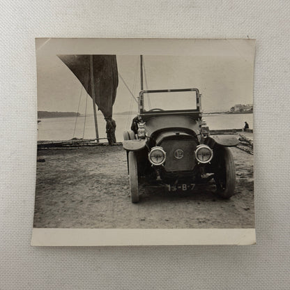 Vintage Photograph Photo Early Antique Car Automobile