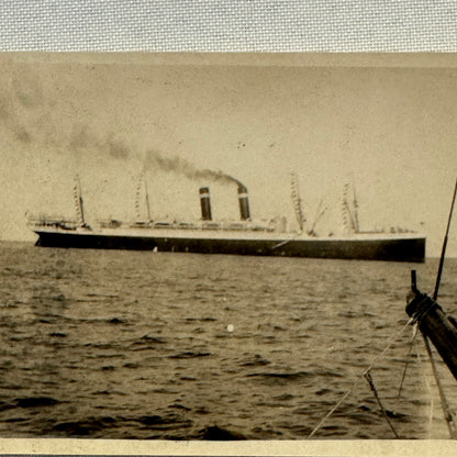 Vintage Boat Ship Photo Photograph Print Nautical