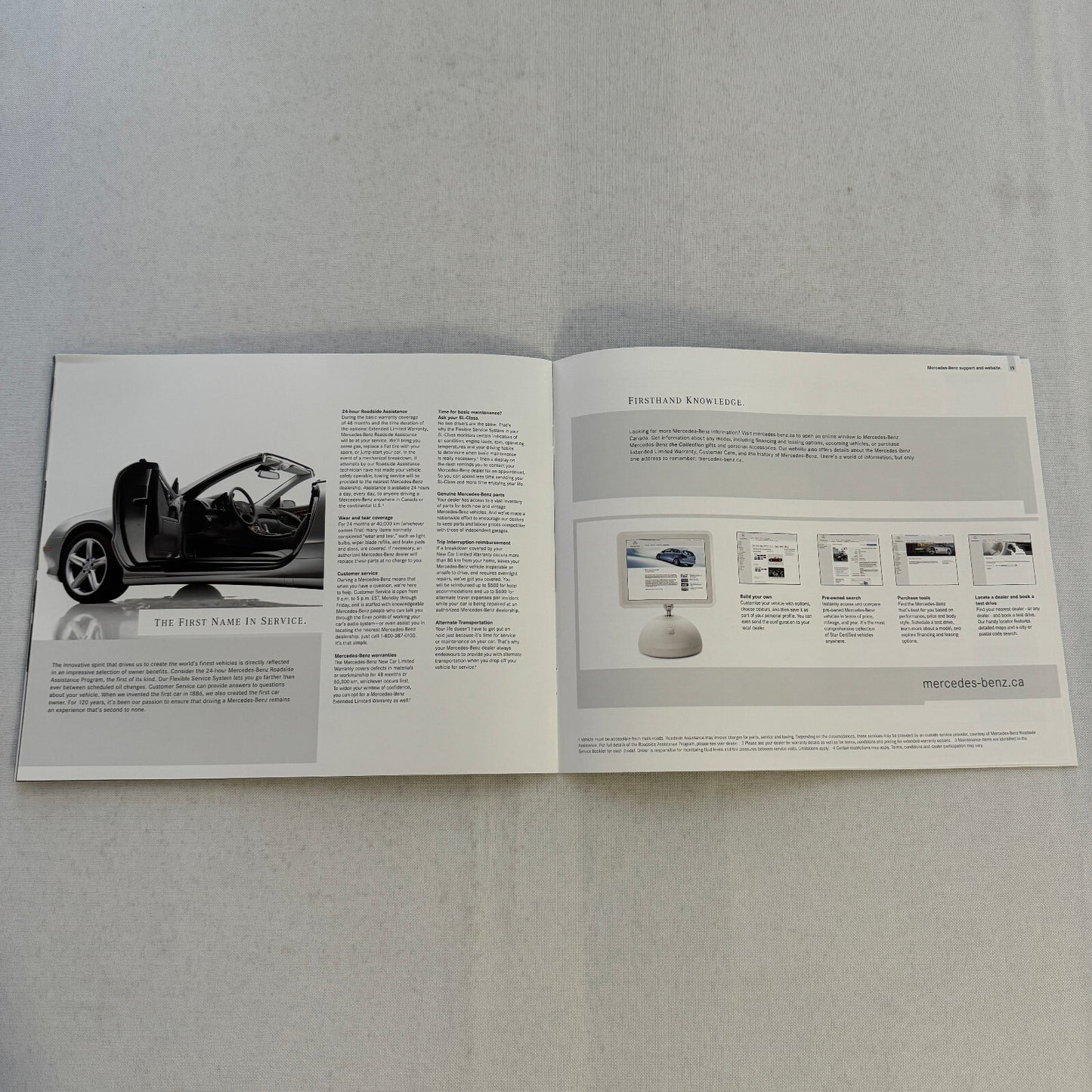 2006 Mercedes Benz SL Class Sales Brochure Catalog SL500 SL600 SL 55 AMG 500 600