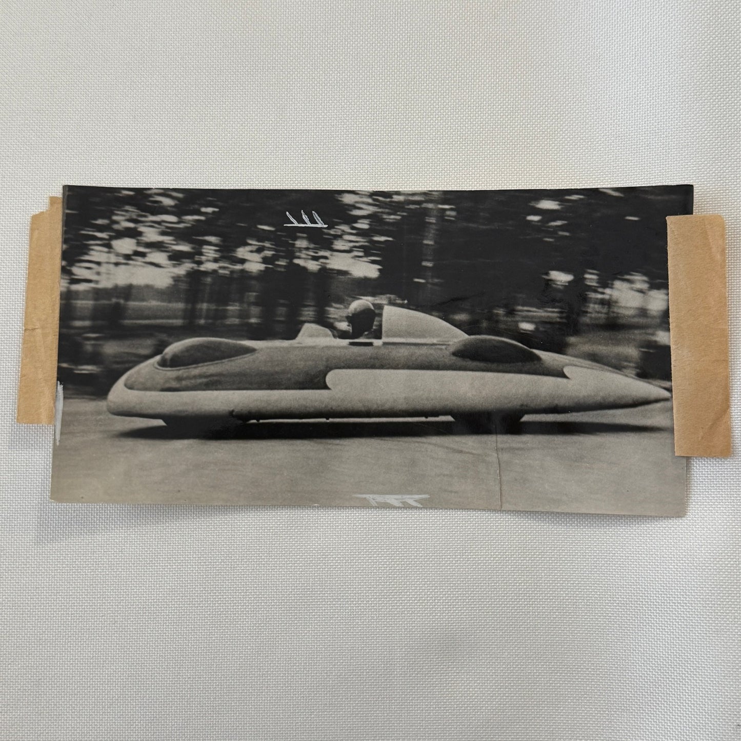Swesda Zvezda Streamliner Soviet Land Speed Record Car Streamlined Press Photo