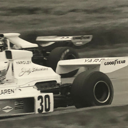 Vintage Grand Prix Racing Photo Photograph - Jody Scheckter Yardley McLaren + 