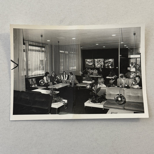 Vintage Porsche Factory or Dealership Photo Photograph