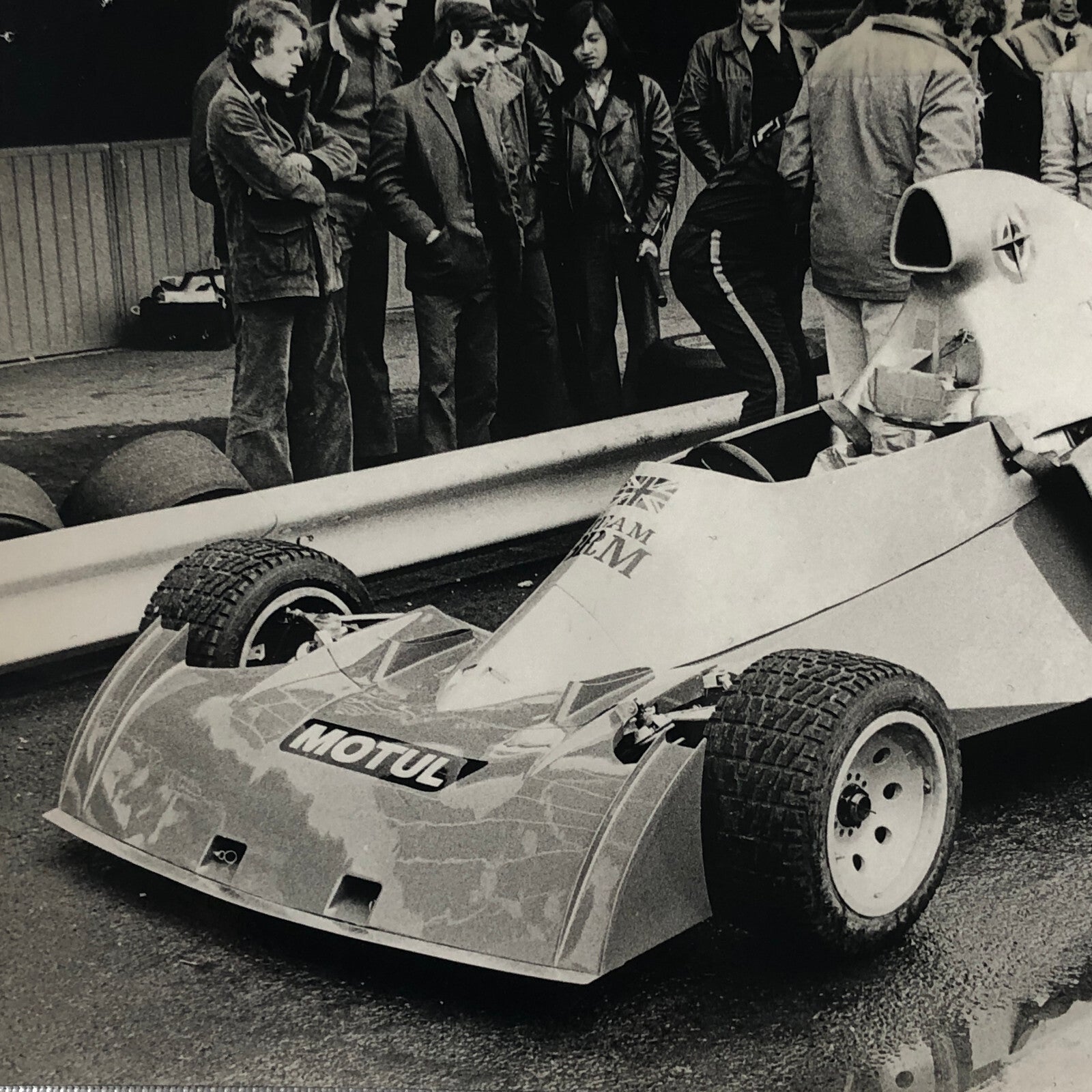Vintage Racing Photo Photograph BRM Race Car