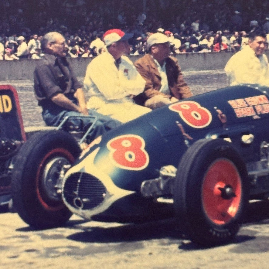 Indy Racing Photo Photograph Bill Holland 1950 Vintage Image Modern Print