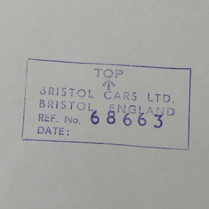 Vintage Bristol Car Factory Press Photo Photograph Print 