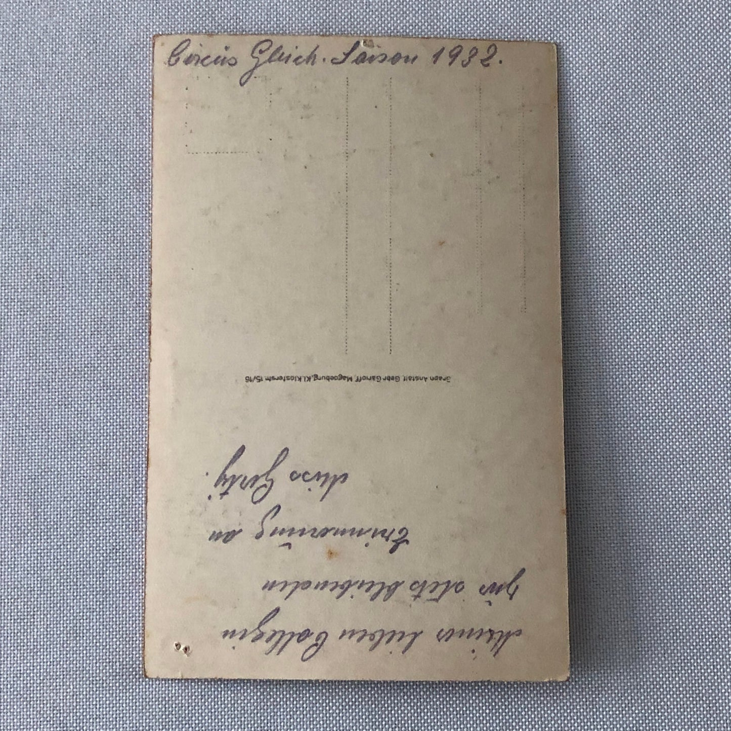 Circus Performer Dancer Acrobat Real Photo Postcard Post Card RPPC Photograph