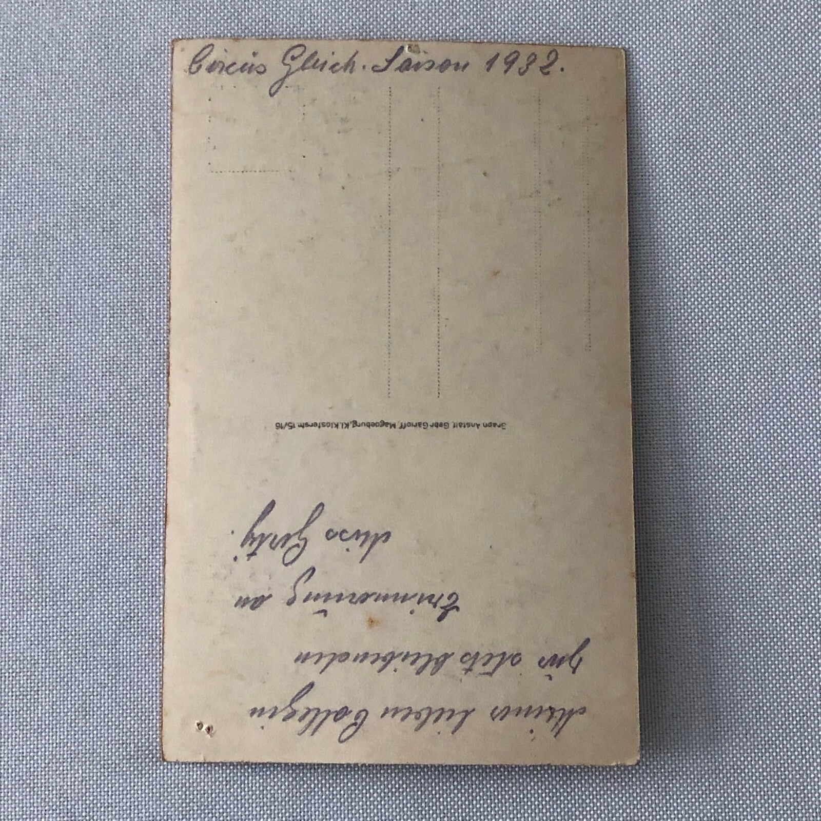 Circus Performer Dancer Acrobat Real Photo Postcard Post Card RPPC Photograph