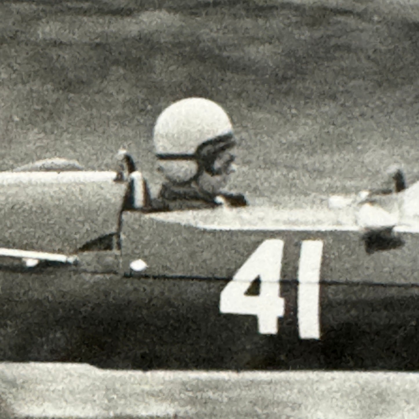 Vintage Racing Photo Photograph Cooper BMC BARC Silverstone 1965 Warwick Banks