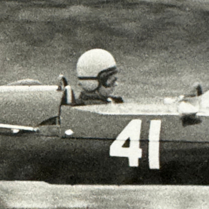 Vintage Racing Photo Photograph Cooper BMC BARC Silverstone 1965 Warwick Banks