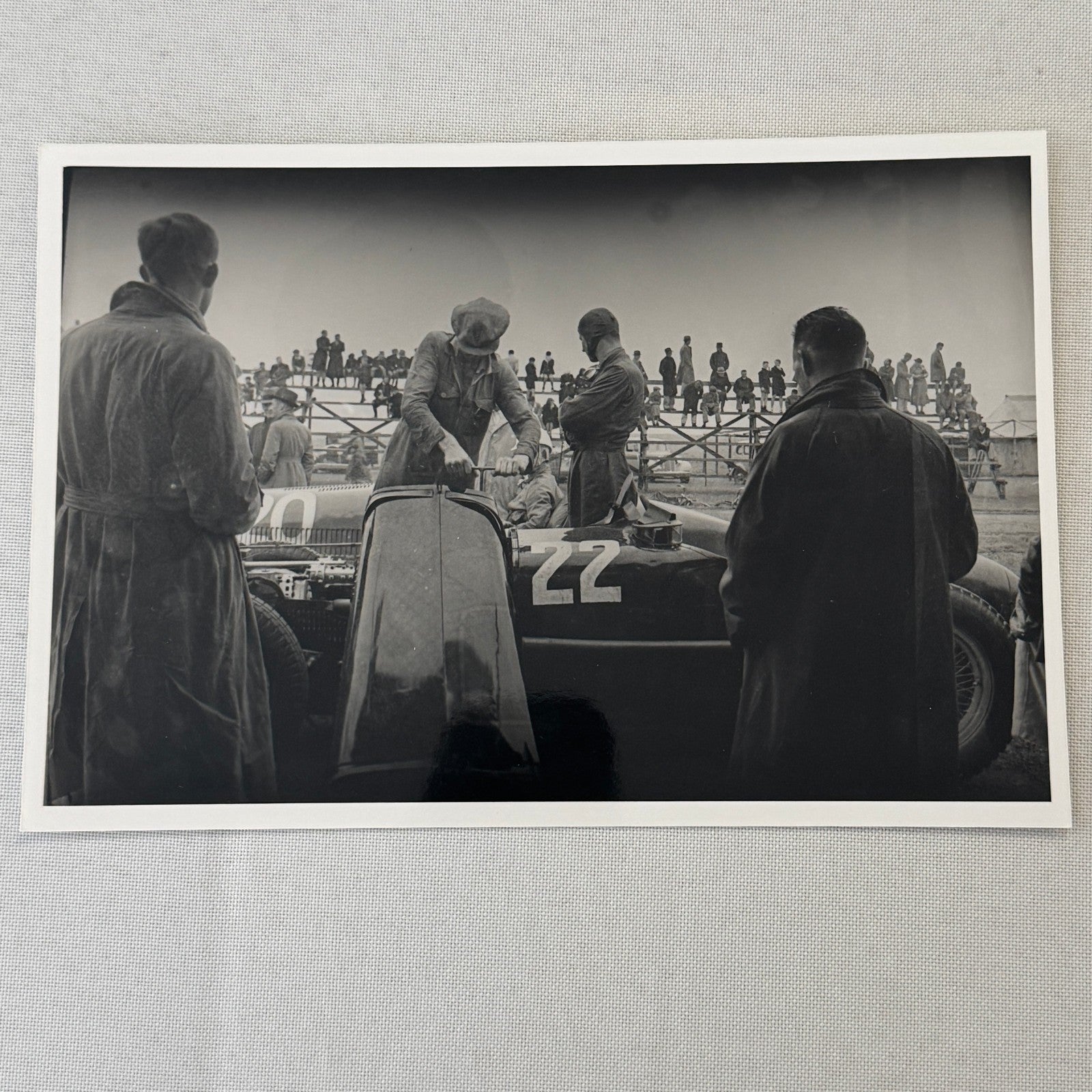 Racing Photograph 1937 Richard Seaman Delage Earl Howe Bugatti Photo Photograph