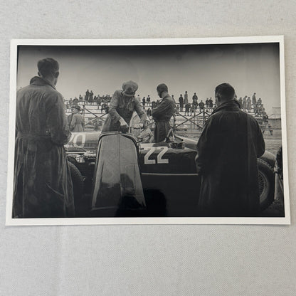 Racing Photograph 1937 Richard Seaman Delage Earl Howe Bugatti Photo Photograph