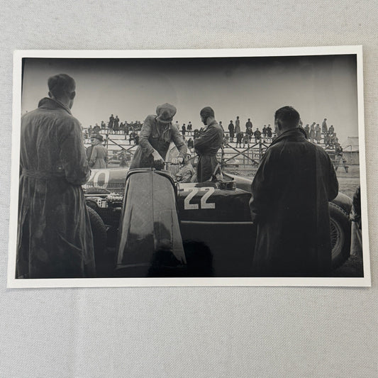Racing Photograph 1937 Richard Seaman Delage Earl Howe Bugatti Photo Photograph