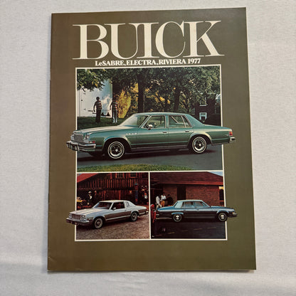 1977 Buick Car Sales Brochure Catalog Buick LeSabre Buick Electra Buick Riviera