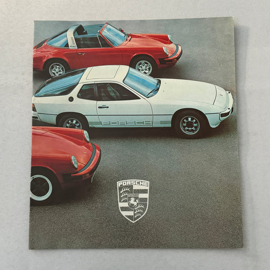Vintage Porsche Car Sales Brochure Catalog 924 911 Turbo 911 SC 928 1978 1979