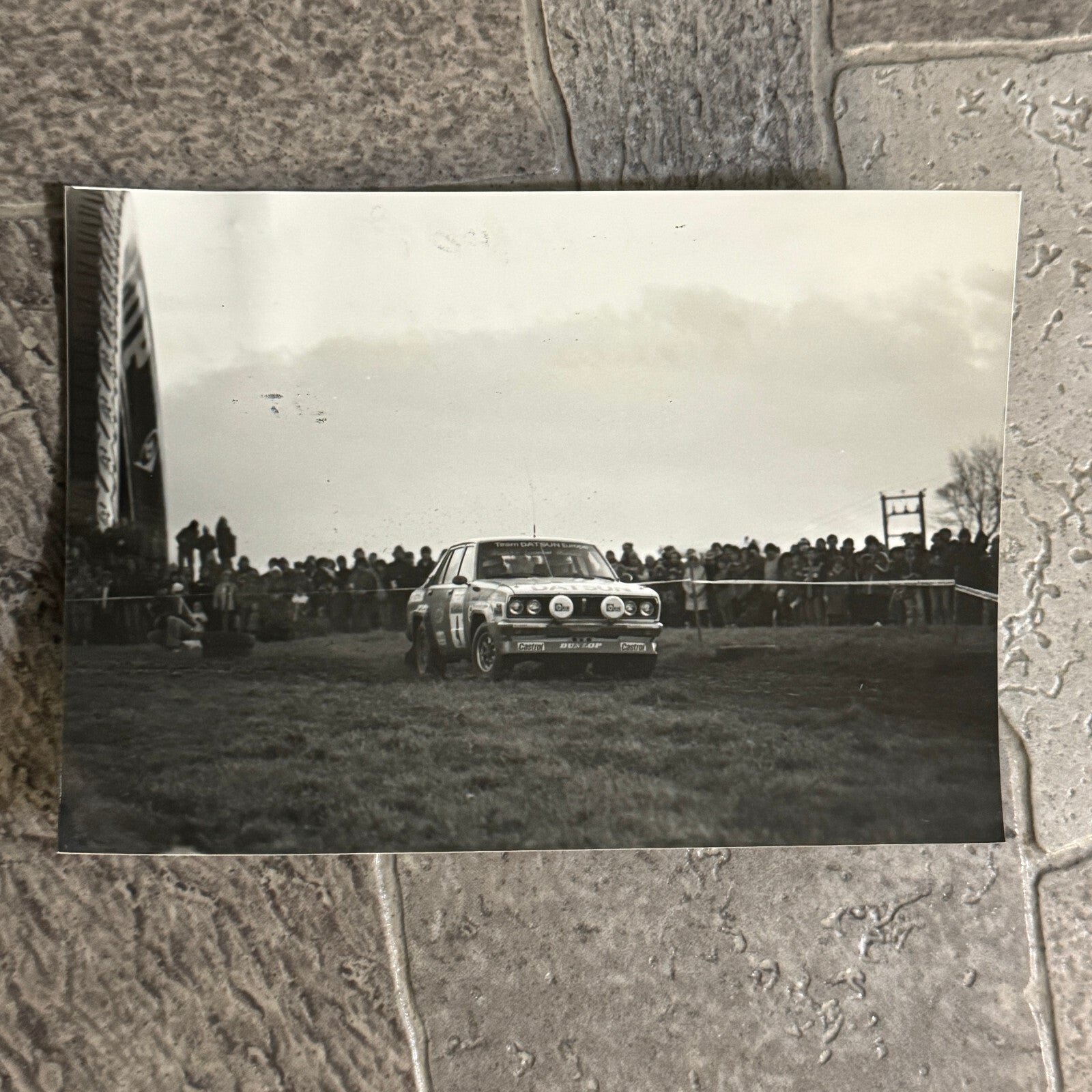 1980 RAC Rally Rallye Car Racing Photo Photograph Datsun 160J Vintage Car