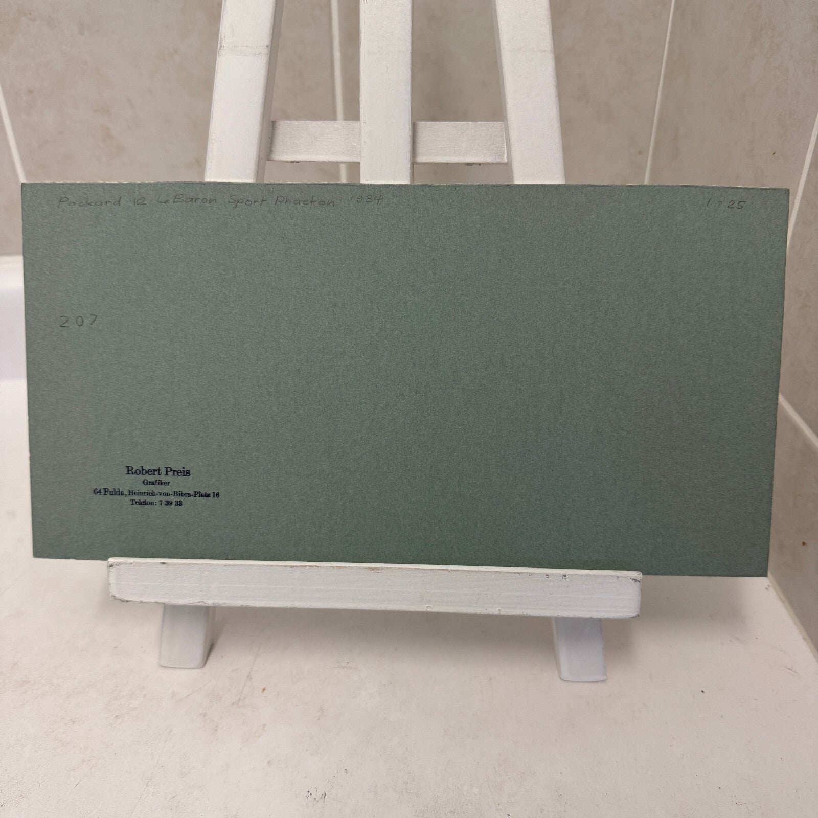 1934 Packard 12 LeBaron Sport Phaeton Car Illustration Art Drawing Hand Drawn