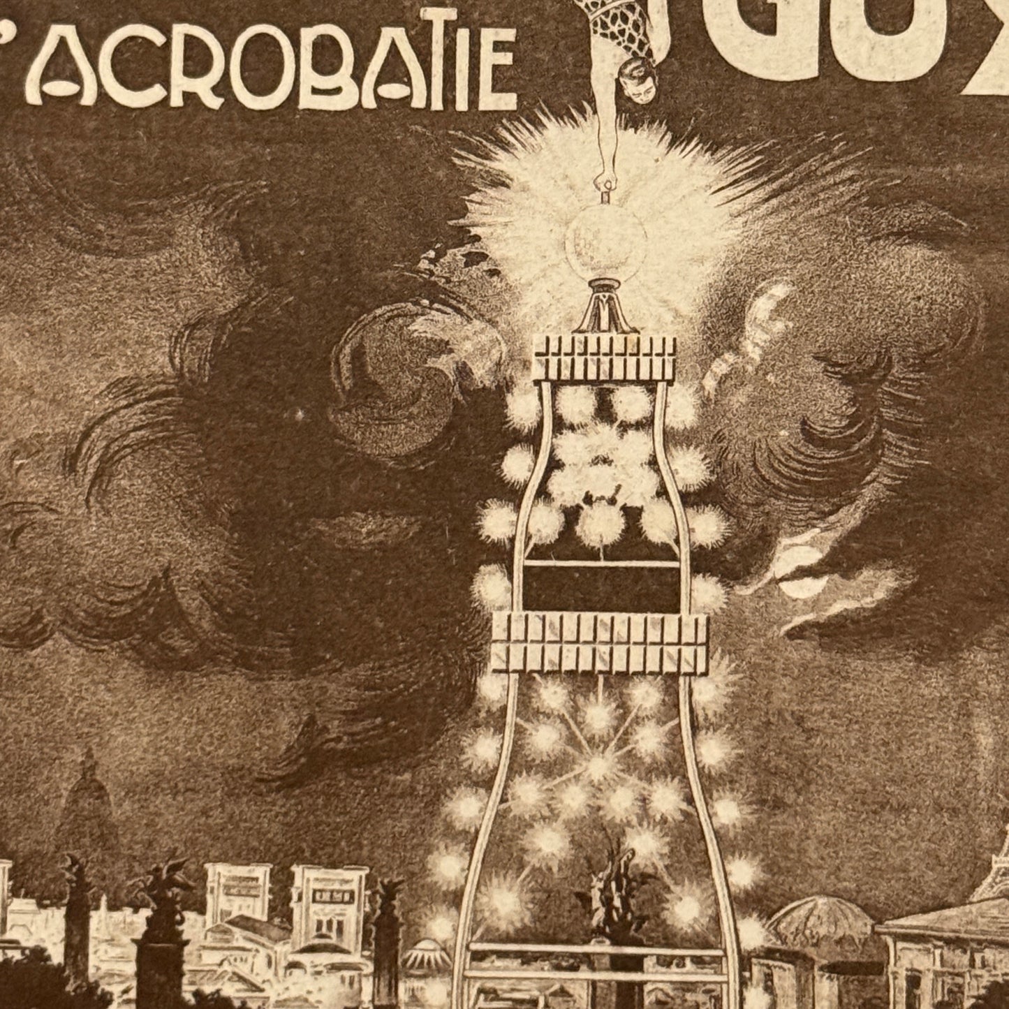 Vintage Circus Acrobat Performer Postcard Post Card Albert Guy