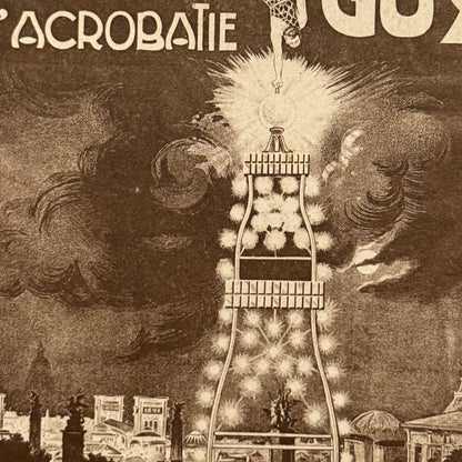 Vintage Circus Acrobat Performer Postcard Post Card Albert Guy