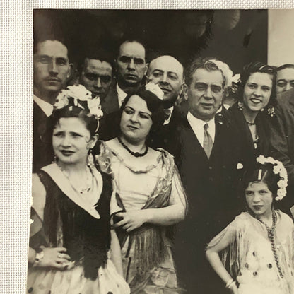 Vintage Press Photo Photograph Spain Feast of Seville President Women 1933
