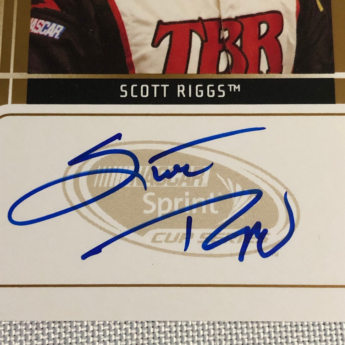 2009 Press Pass Signings Scott Riggs Auto Autograph Signed Card NASCAR