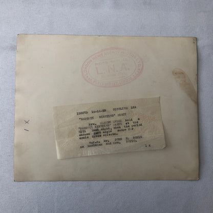 Vintage Press Photo photograph 1933 Naughty Nineties Party Costumes UK London