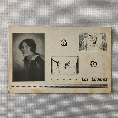 Circus Acrobat Act Performer Postcard Post Card Los Luderitz Vintage