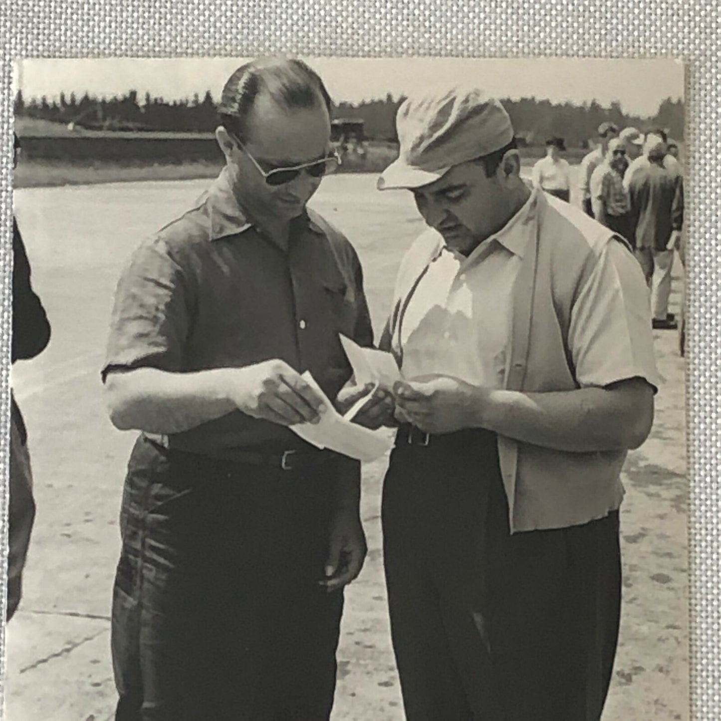 Juan Manuel Fangio and Jose Froilan Gonzalez Racing Driver Photo Photograph 