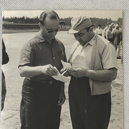Juan Manuel Fangio and Jose Froilan Gonzalez Racing Driver Photo Photograph 