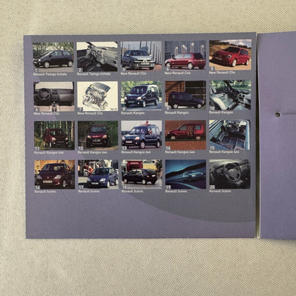2001 Renault Frankfurt Autoshow Program Photo CD Clio Twingo Kangoo Espace