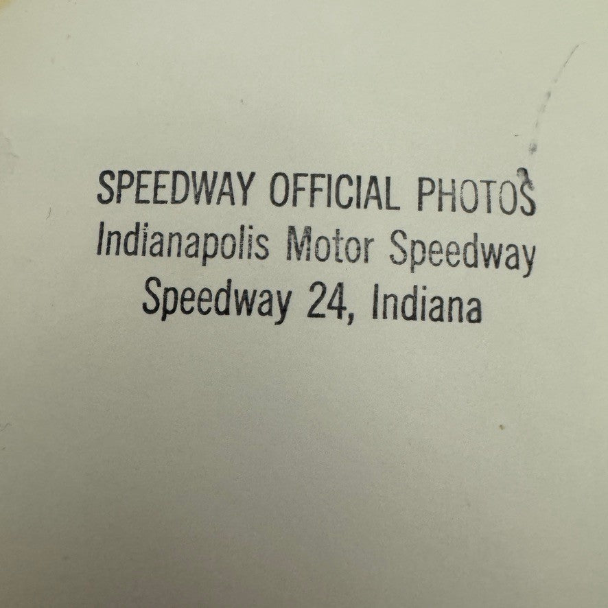Vintage Indy Racing Phtoo Jimmy Bryan 1960 Last Race Photograph Indianapolis