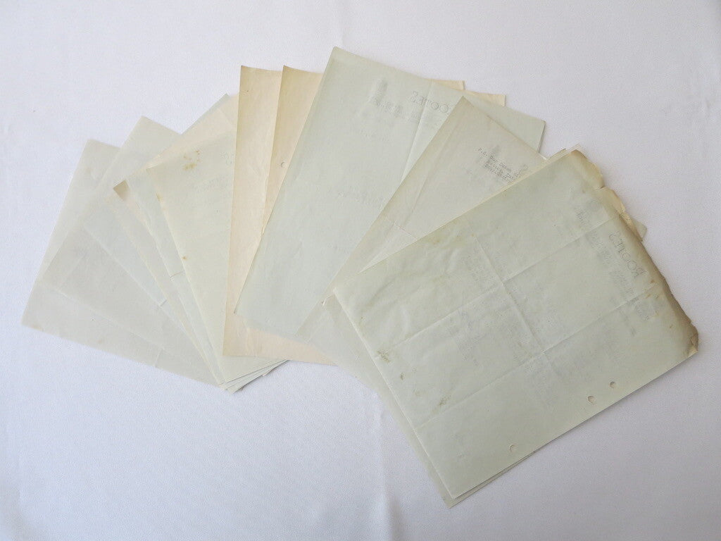 1939 - 1956 Rootes Letter Letterhead Document Lot of 21 Sunbeam Talbot Hillman +