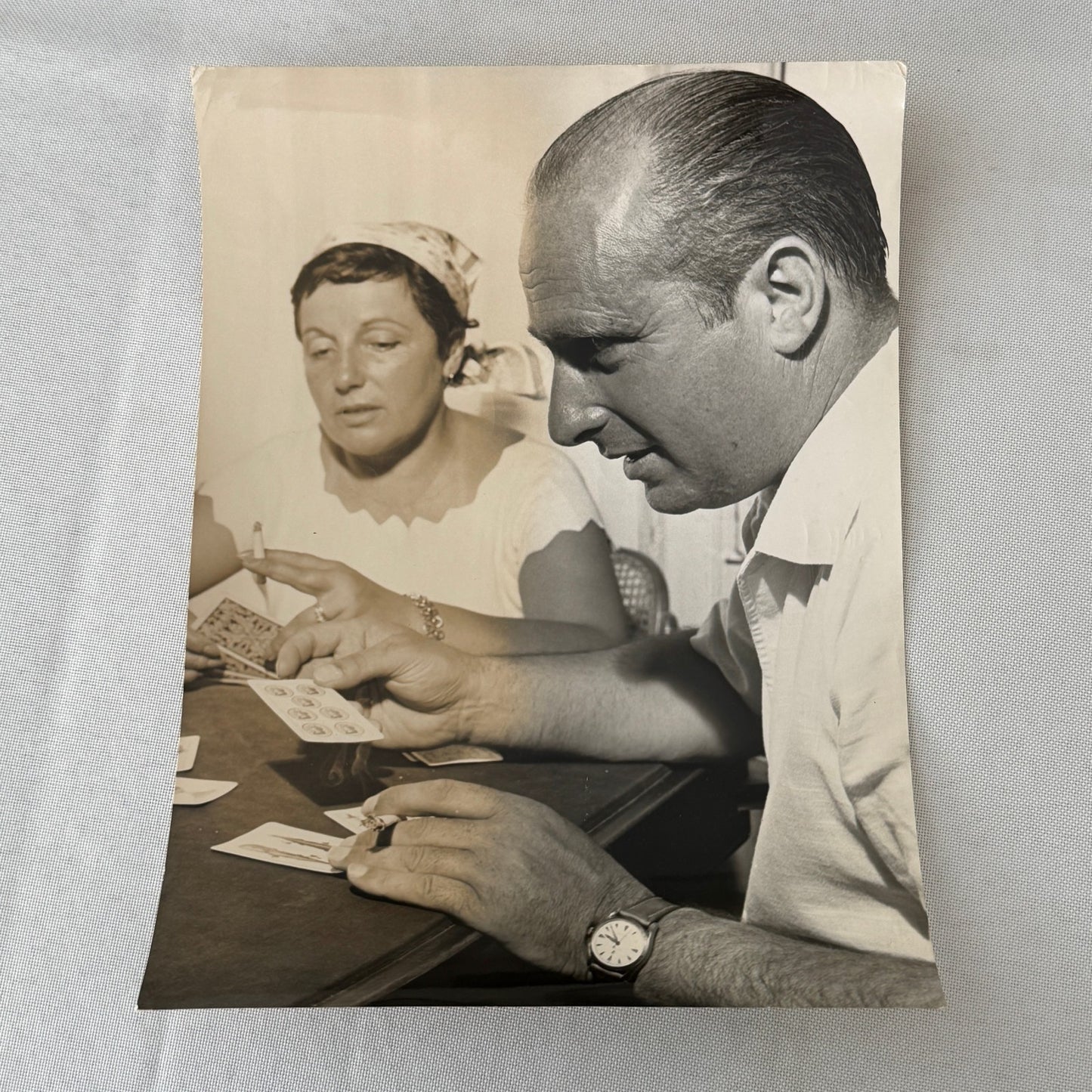 Juan Manuel Fangio Retirement Vacation Holiday Italian Press Photo F1 Racing