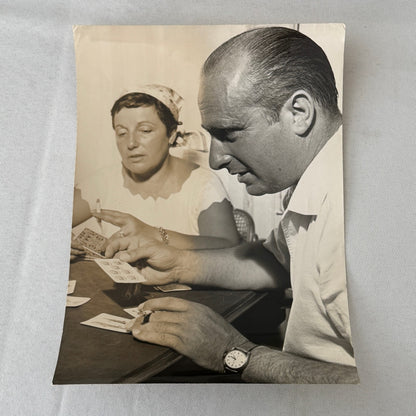 Juan Manuel Fangio Retirement Vacation Holiday Italian Press Photo F1 Racing