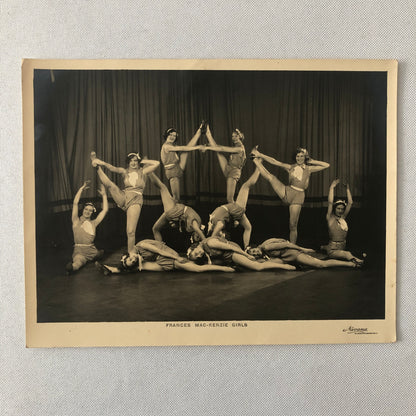 Dance Troupe Dancer Dancing Circus Photo Photograph Vintage Frances MacKenzie