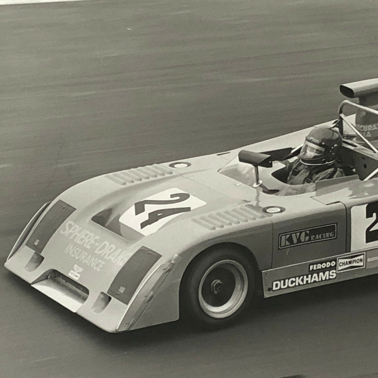 Vintage Racing Photo Photograph 1975 1000 KM de Mugello Chevron B31 Hart Ford 
