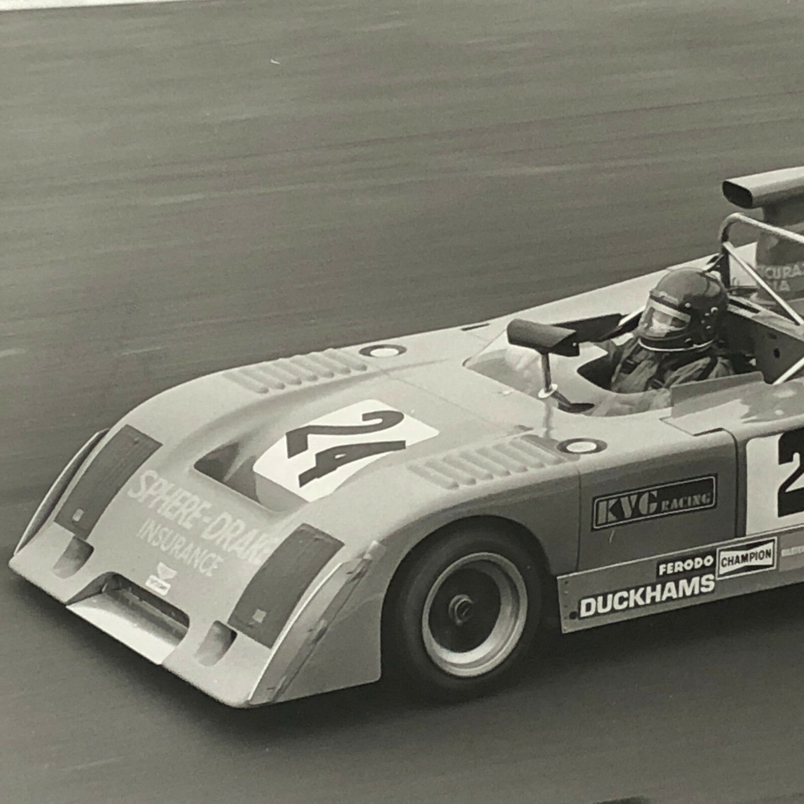 Vintage Racing Photo Photograph 1975 1000 KM de Mugello Chevron B31 Hart Ford 