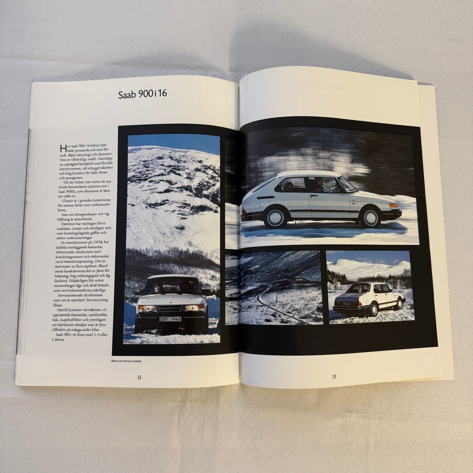 1991 Saab 900 Car Sales Brochure Catalog Saab 900 Cabriolet Turbo 16S SWEDISH