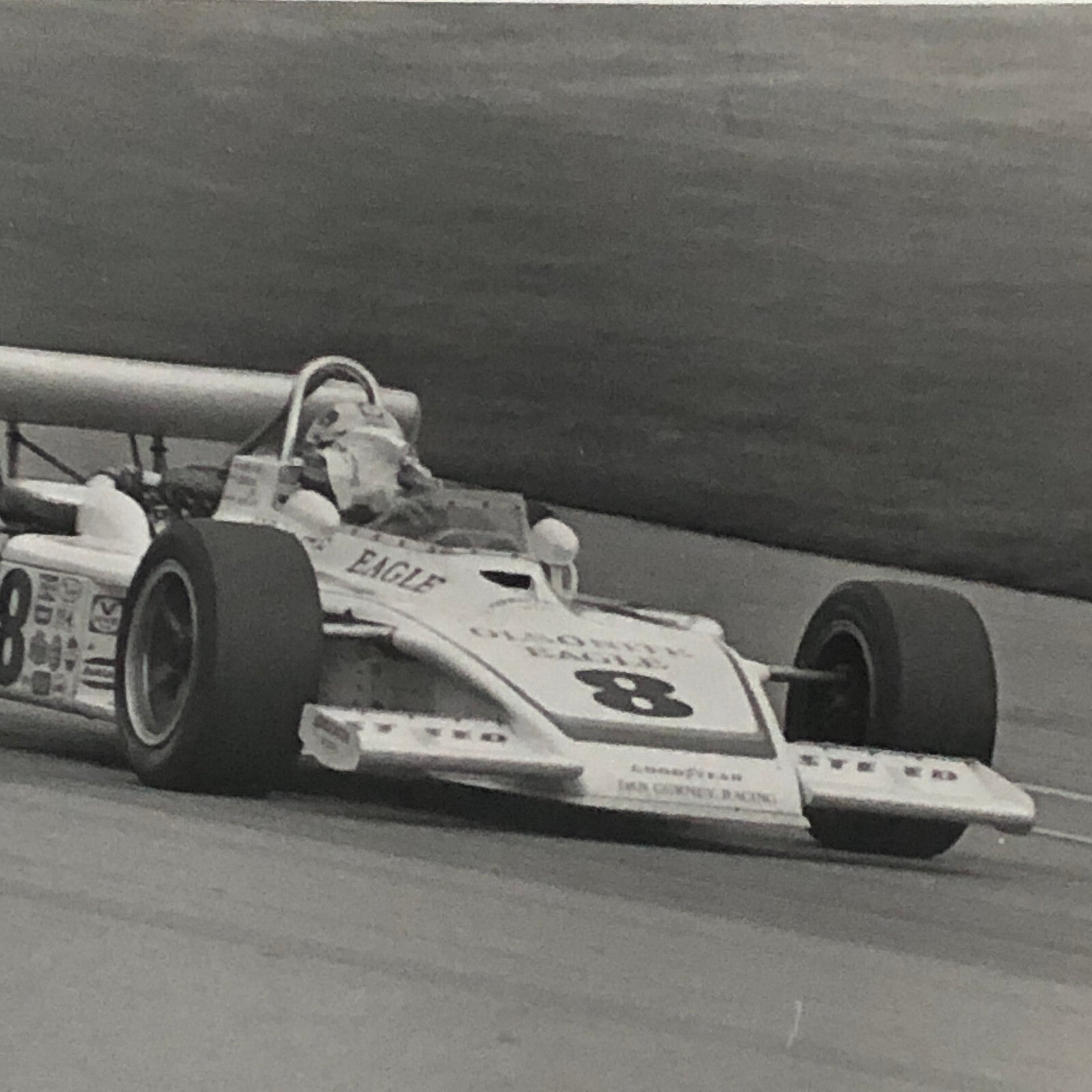 Vintage Indy Indianapolis Racing Photograph 1973 Bobby Unser Steve Krisiloff
