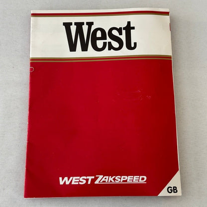 1987 West Zakspeed Racing Team Press Kit Photos Slides Martin Brundle